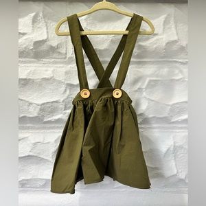 Baileys Blossom green pinafore skirt jumper BNWOT